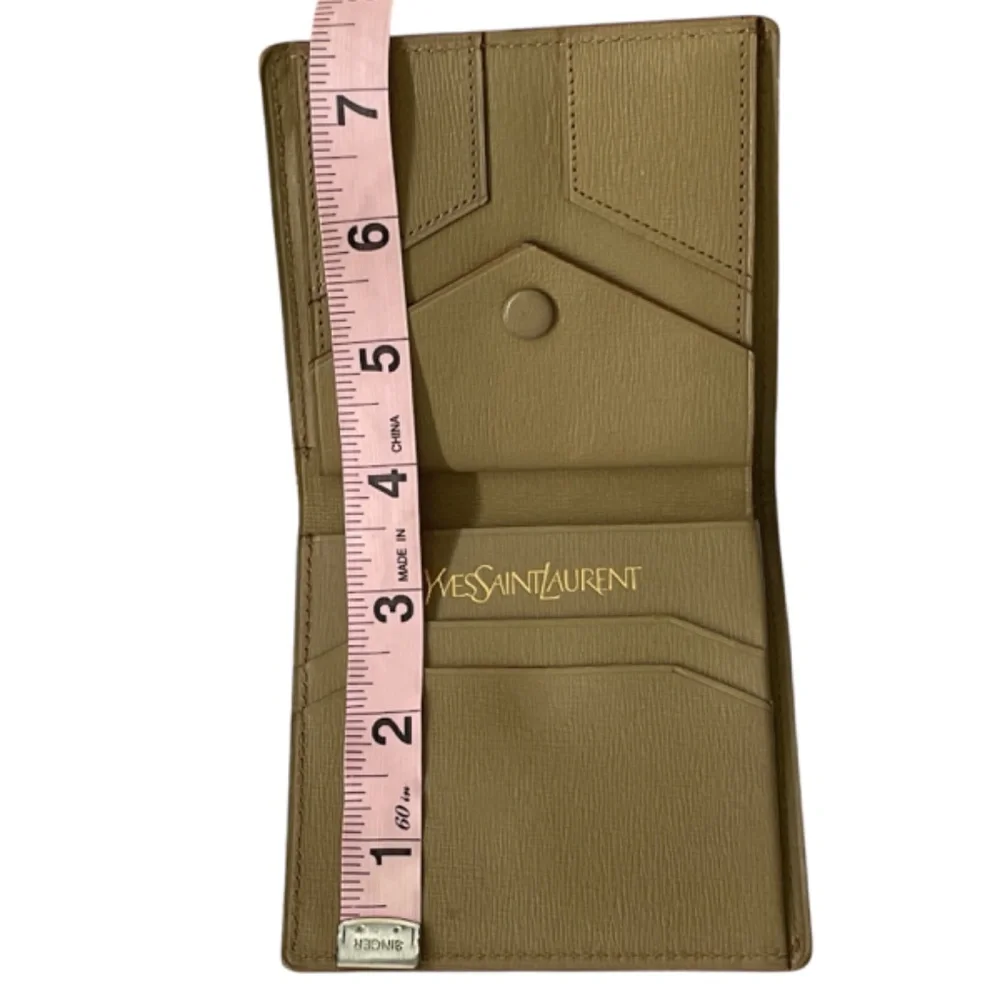 Vintage Yves Saint Laurent Tan Bifold Wallet - Picture 12 of 16